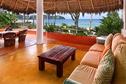 Dulcinea beachfront rental in the Las Hamacas complex on Sayulita's north side