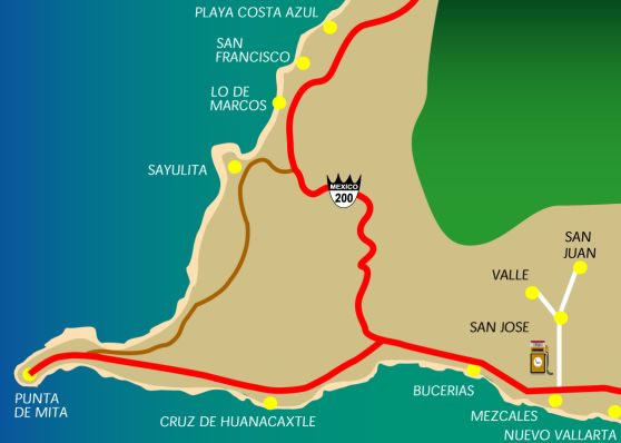 Maps of Vacation Rentals, Restaurants, Shops, Beaches, Town Layout, Surf Spots