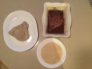 Ingredients for sesame seared tuna in Sayulita