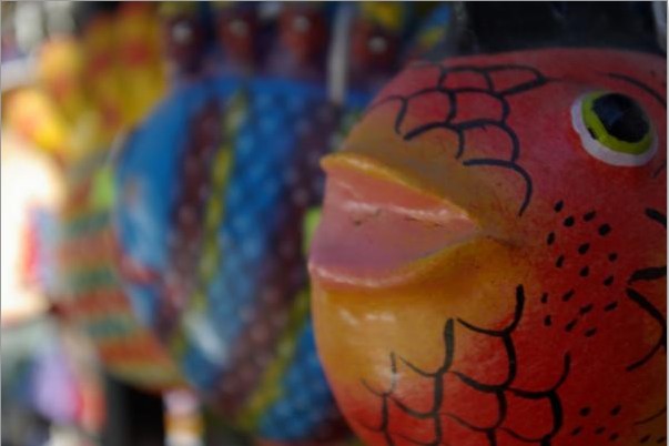 sayulita traditional ceramics fishes