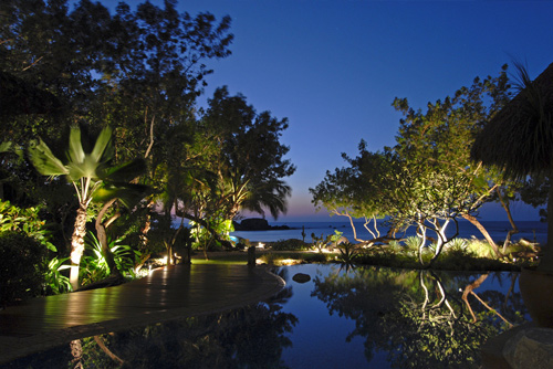 Night shot of Magical Lighting in Sayulita