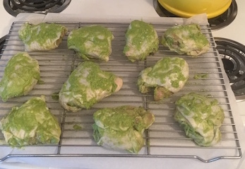 chicken ready for the oven