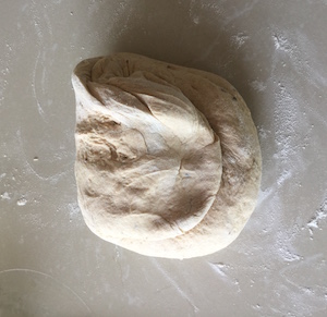 dough is ready to make baguettes