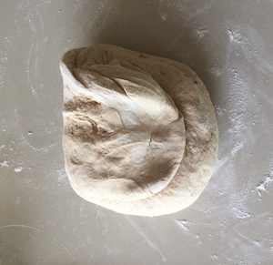 dough is ready to make baguettes