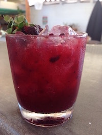 photo of a hibiscus cocktail