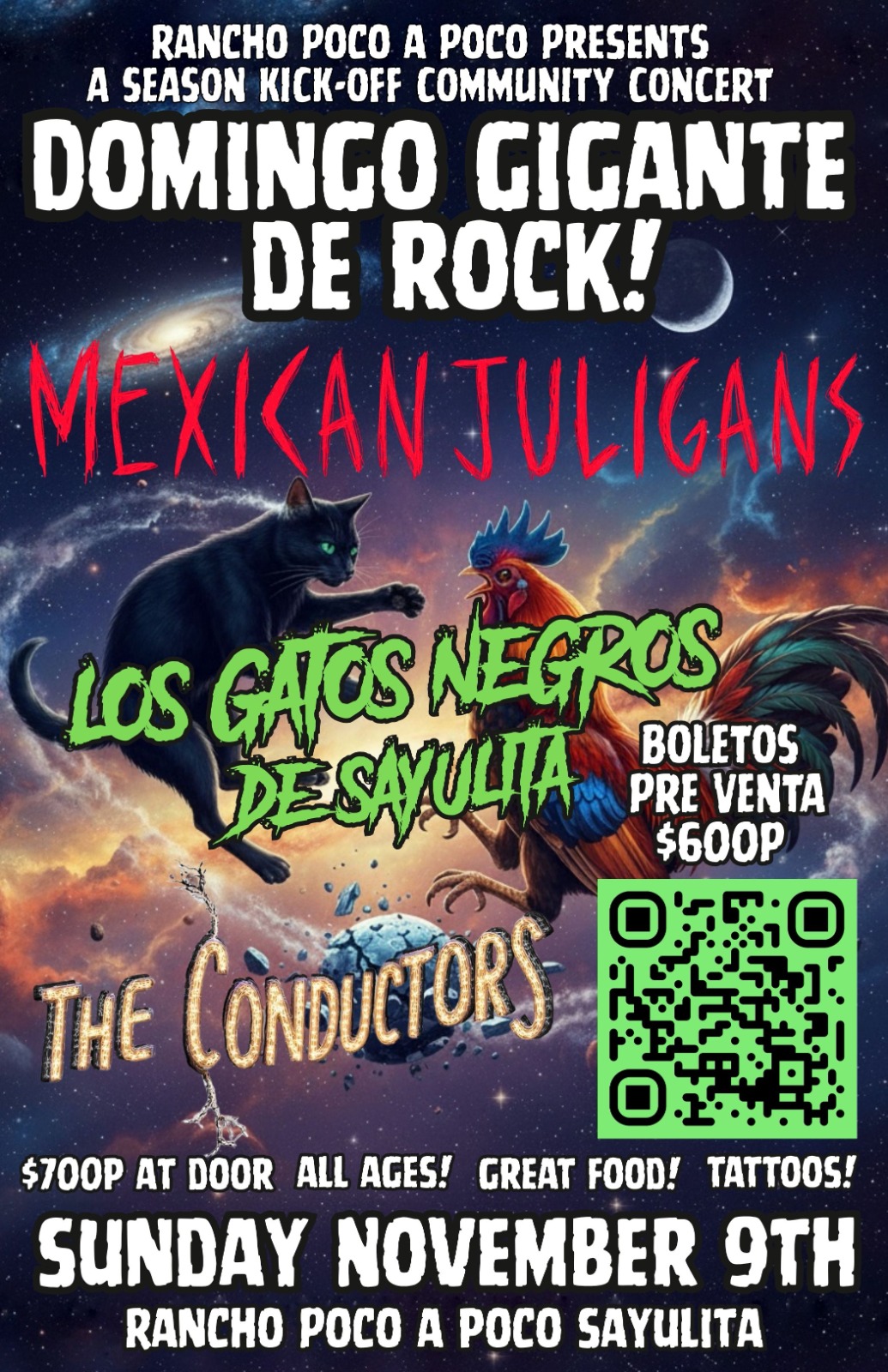 Domingo Gigante de Rock in Sayulita!